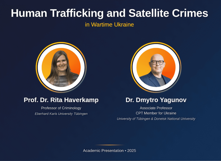 Dmytro Yagunov, Rita Haverkamp: Human Trafficking and Satellite Crimes in Wartime Ukraine