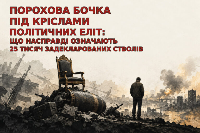 Порохова бочка під кріслами політичних еліт: що насправді означають 25 тисяч задекларованих стволів